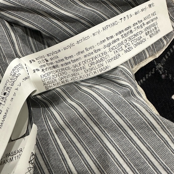 Zara Black with grey windowpane stripe blazer - Picture 6 of 10